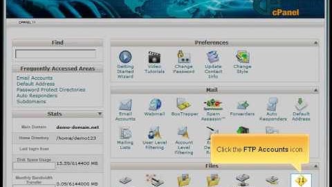 Creating an ftp Account in Cpanel - ISPAZE.COM