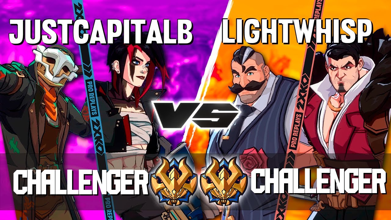 2XKO ▰ JUSTCAPITALB (Vi-Ekko) vs LIGHTWHISP (Braum-Darius) ▰ 2XKO Pro level replays