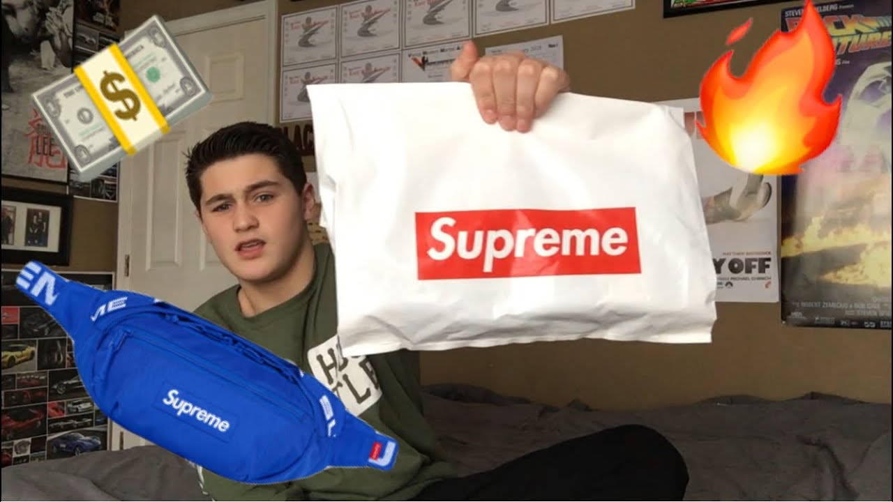 supreme 18ss 44th waist bag