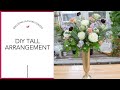 DIY Tall Centerpiece by Bloom Culture Flowers