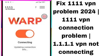 Fix 1111 vpn problem 2024 | 1111 vpn connection problem | 1.1.1.1 vpn not connecting | vpn 1111 screenshot 3