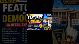 part 1 features of democracy #socialscience #class9 #democracy #education #chapter1 #civics