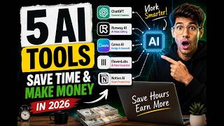 5 AI Tools That Save Time & Make Money in 2026