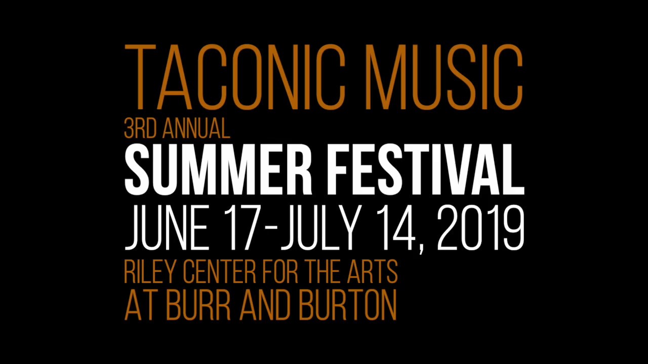 Video Announcement Taconic Music Summer Festival YouTube