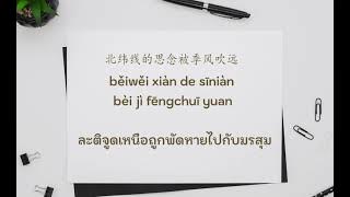 Ren Ran 任然 – Fei Niao He Chan 飞鸟和蝉(Thai Sub/PINYIN)  แปลเนื้อเพลงจีนเป็นไทย
