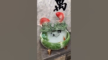 Làm thác nước cho hồ cá với cặp cá chép vượt vũ môn tuyệt đẹp - waterfall for aquarium #shorts