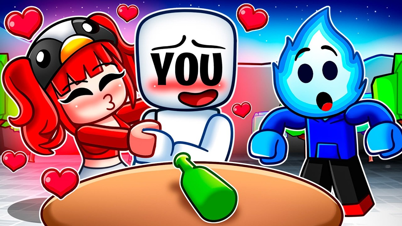 YOU PLAY SPIN THE BOTTLE With US in Roblox Strongest Battlegrounds..