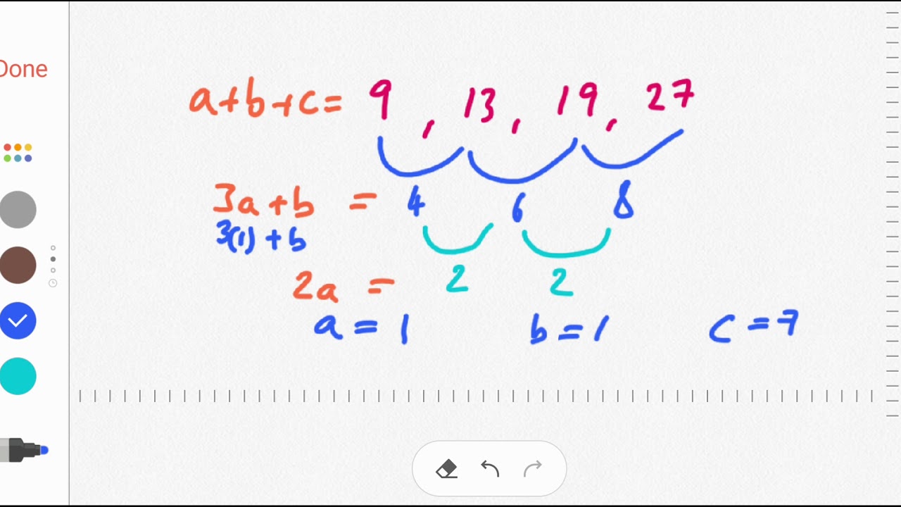 quadratic sequence quadratic sequence