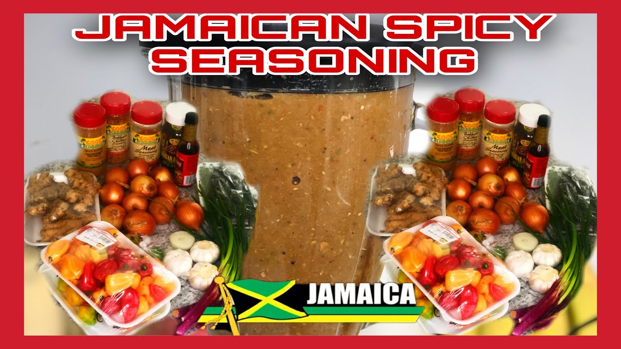 JAMAICAN BEST SPICY MARINADE SEASONING FOR YOUR MEAT - YouTube