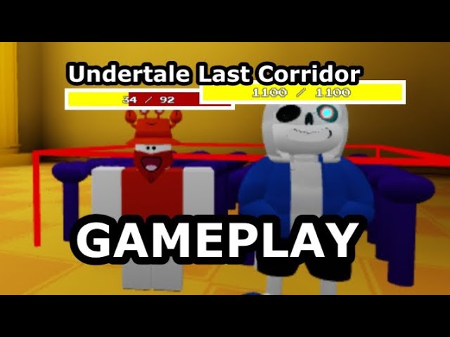 Undertale: Last Corridor Horror Sans Gameplay + BONUS OuterHorror Sans Skin  Gameplay 