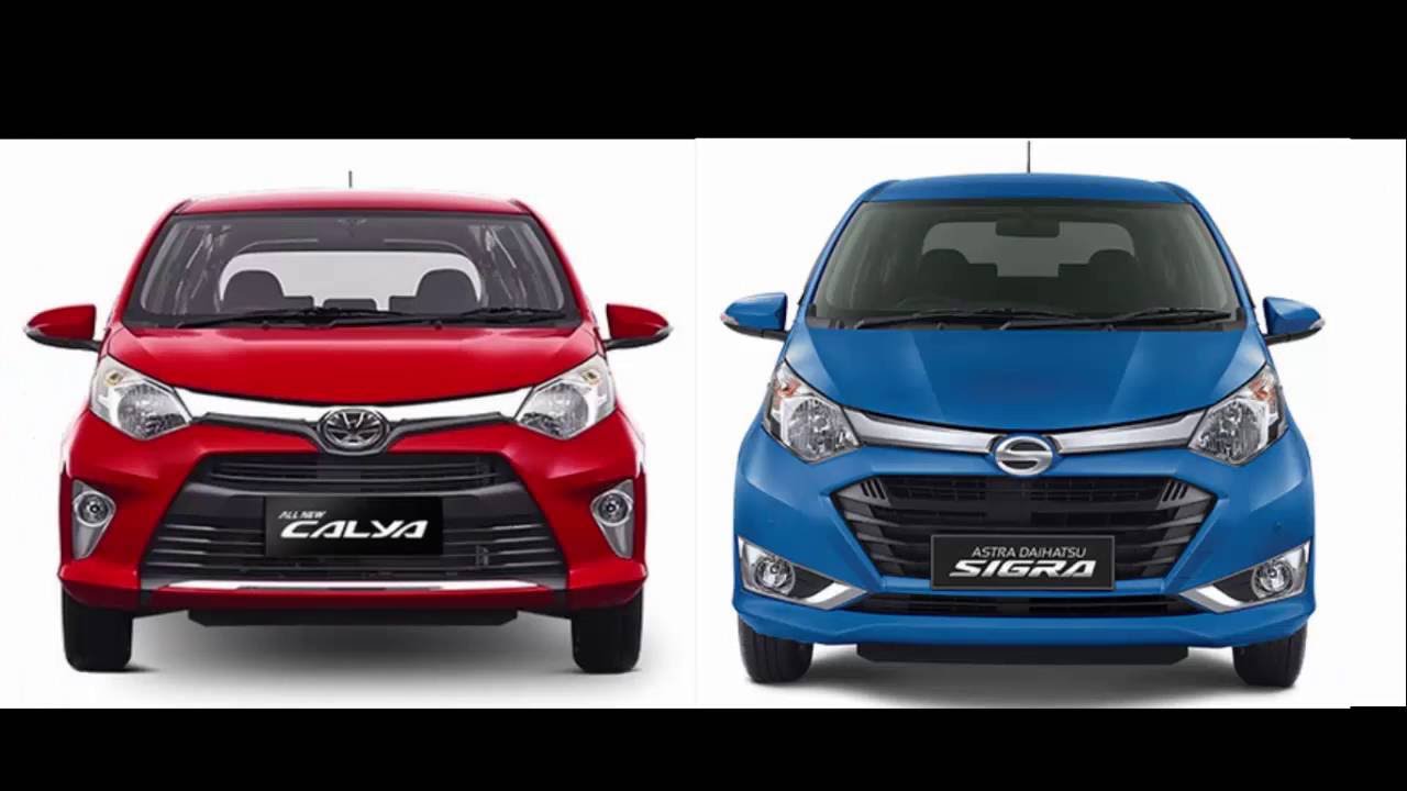 Perbandingan Toyota Calya Vs Daihatsu Sigra YouTube