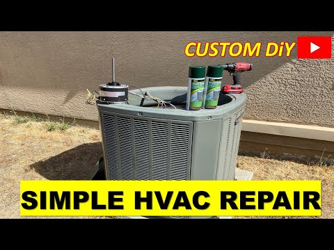 How to replace home AC Condenser Fan Motor and Capacitor