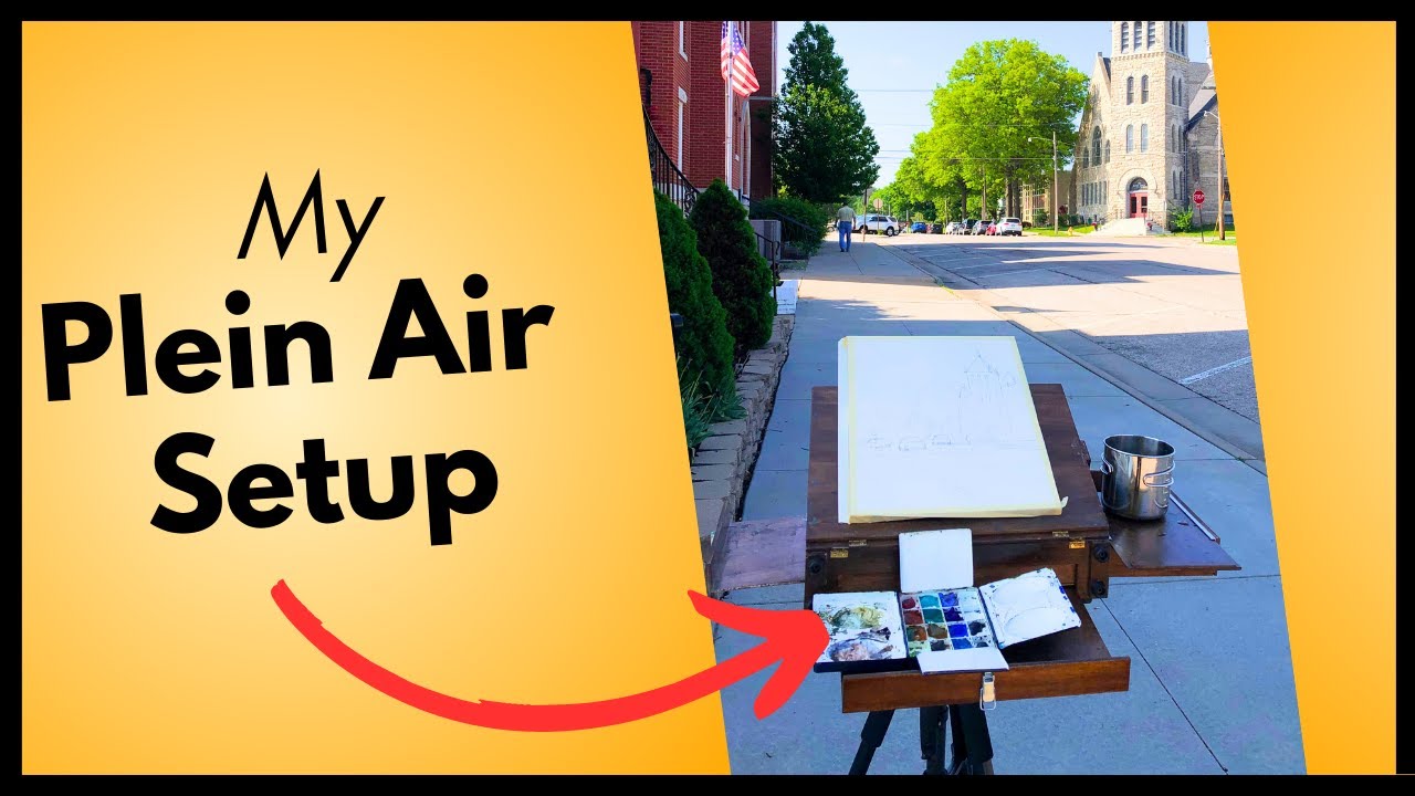 Clague Fine Art Blog: Our Simple, Portable Plein Air Setup