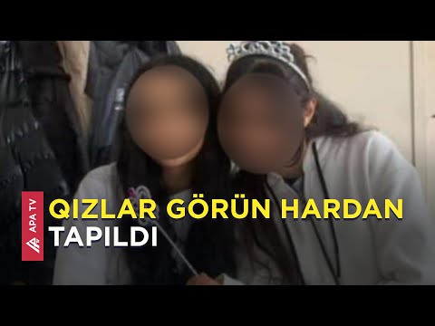 Abşeronda itən məktəbli qızlar tapıldı - APA TV