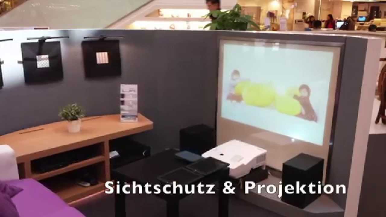 Das schaltbare Glas oder schaltbare, dimmbare Folie ? Für die schaltbare Folie spricht der Preis !