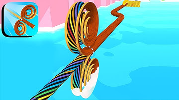 SPIRAL RIDER ALL LEVELS GAMEPLAY ANDROID,IOS (LEVELS 53-54)