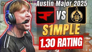 s1mple POV – Faze vs MongolZ – Ancient – Blast Austin Major 2025 | CS2