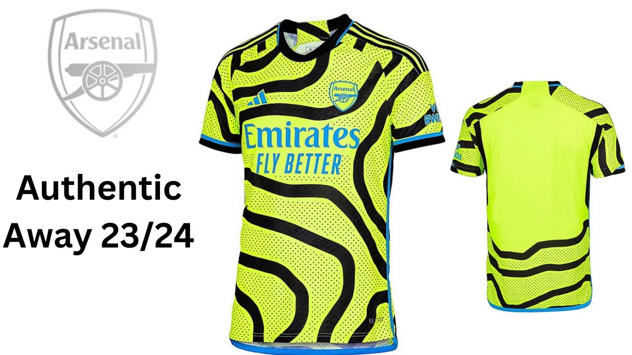 Arsenal 23/24 Away Shirt - Authentic | QUICK LOOK | Heat.Rdy