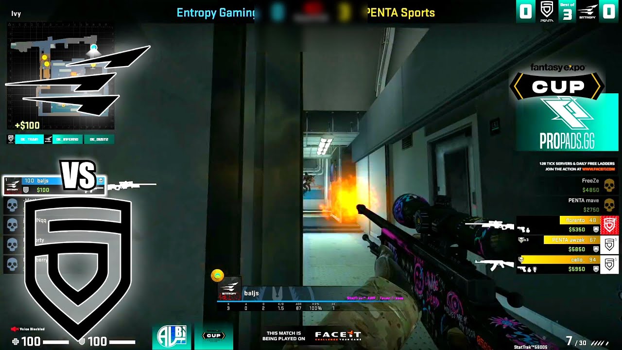 Entropy Vs PENTA Fantasyexpo Spring Cup 2021 CSGO HIGHLIGHTS YouTube