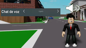 Como usar chat de voz no Roblox?