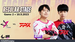 JT vs. FPX • Game 2 | Regular Stage | WRL Asia 2023 | JTeam vs. FunPlus Phoenix