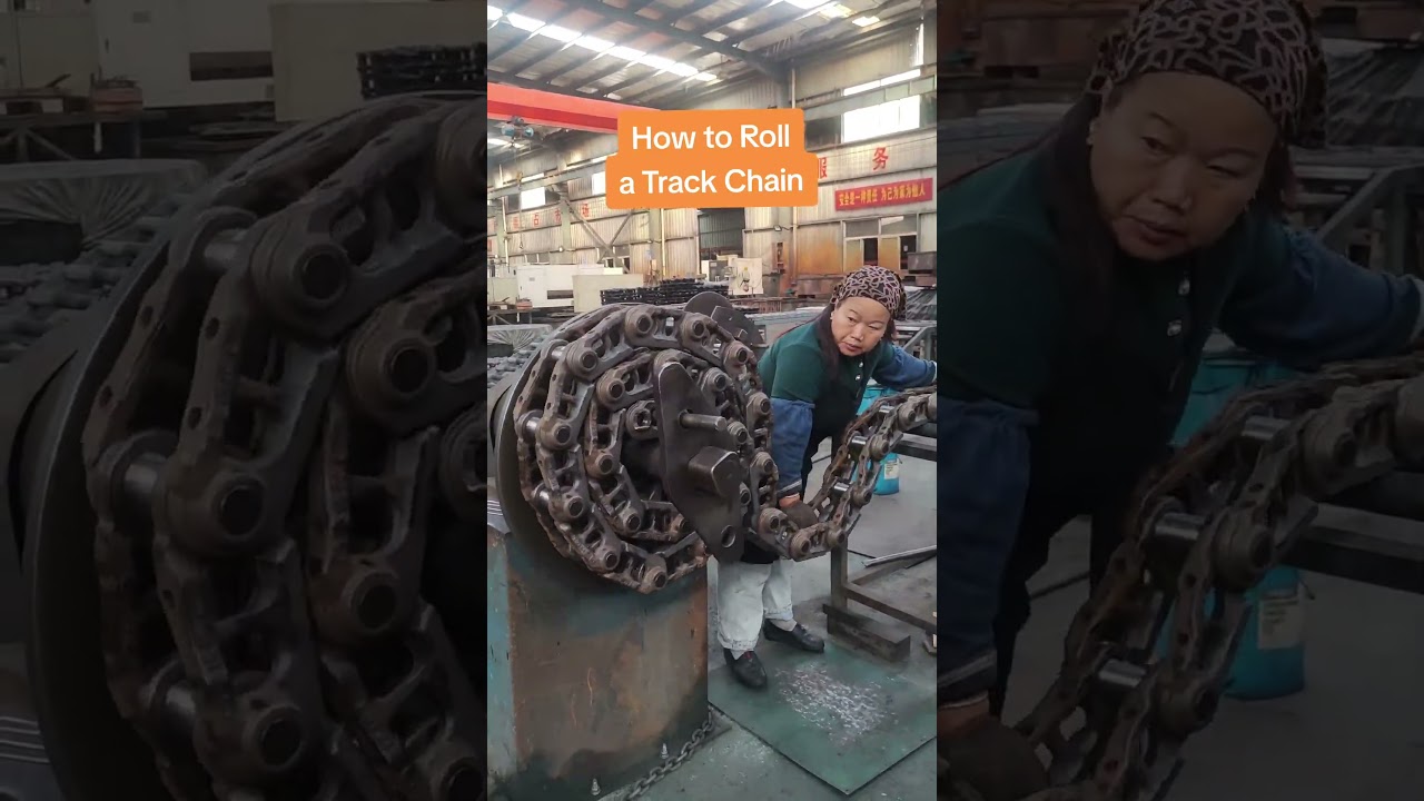 How to roll a track link 