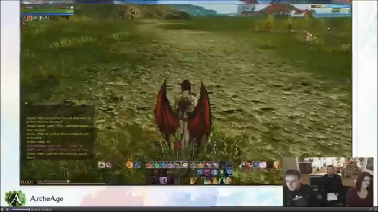 ArcheAge Red Dragon Wings Cape YouTube