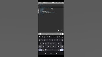 creating triangle using html and css || css triangle #shortsfeed #viral #vscode