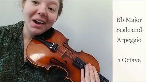 Violin | Bb Major Scale and Arpeggio - 1 Octave