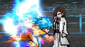 Aizen All Forms VS Over Powered Goku All Forms Mugen Battle
