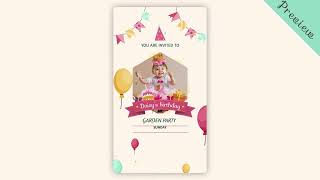 Birthday Party Invitation Story screenshot 2