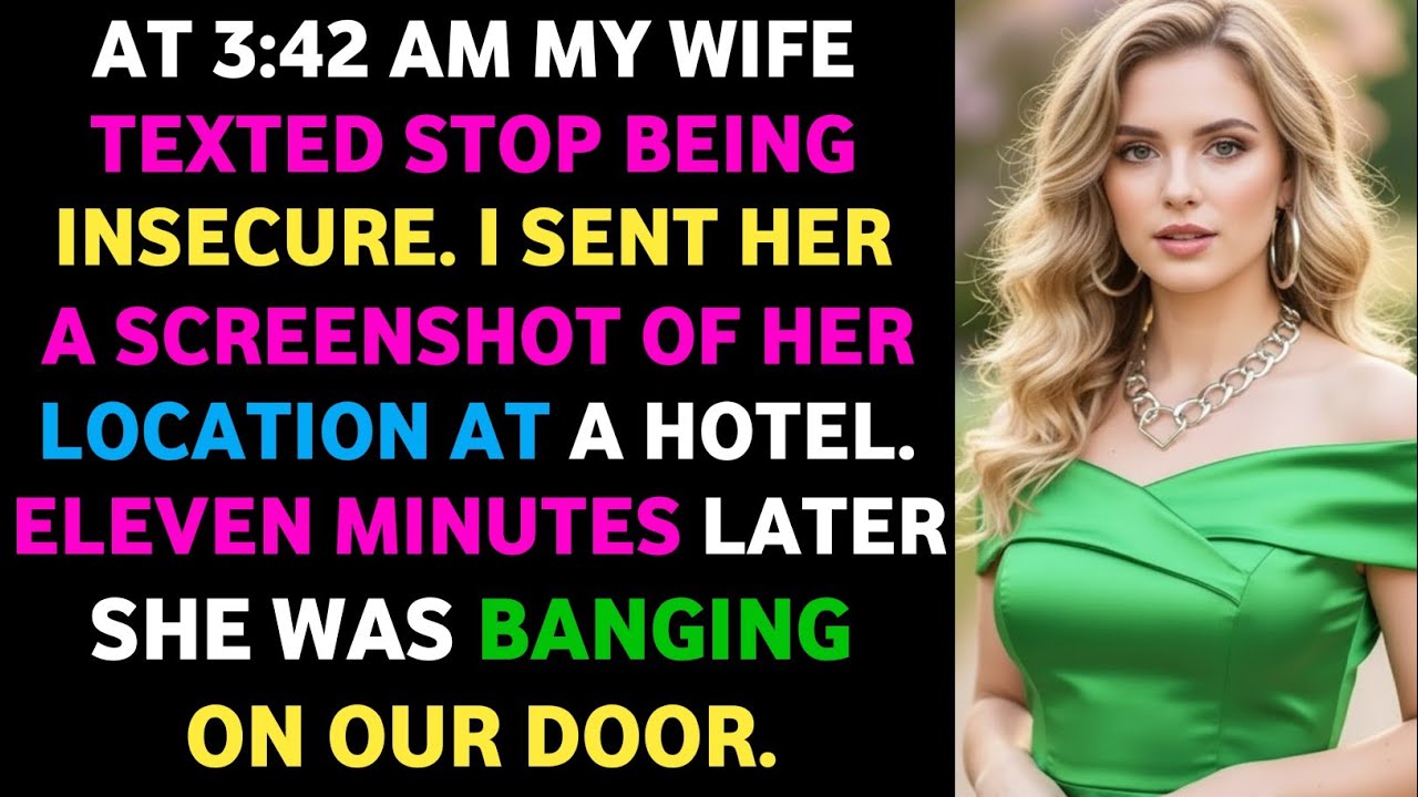 "At 3:42 a.m., My Wife Texted 'Stop Being Insecure' I Sent Her a Screenshot and She Called 47 Times"