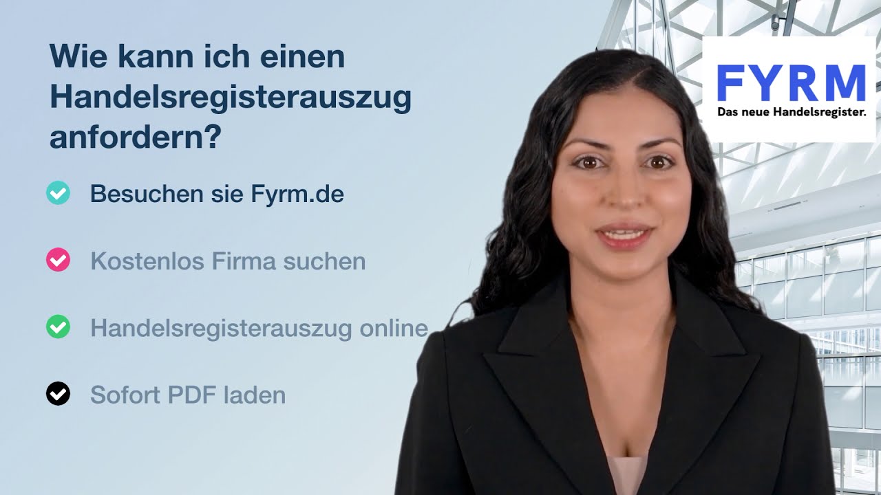 New Wie kann ich einen #Handelsregisterauszug anfordern?