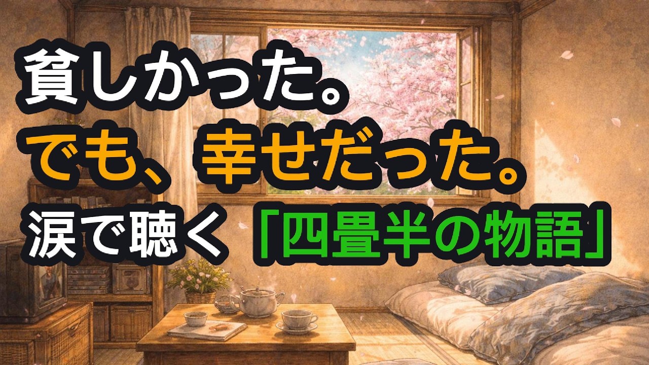 【昭和朗読】「四畳半の春」 〜貧しくとも愛があった、昭和夫婦の物語〜