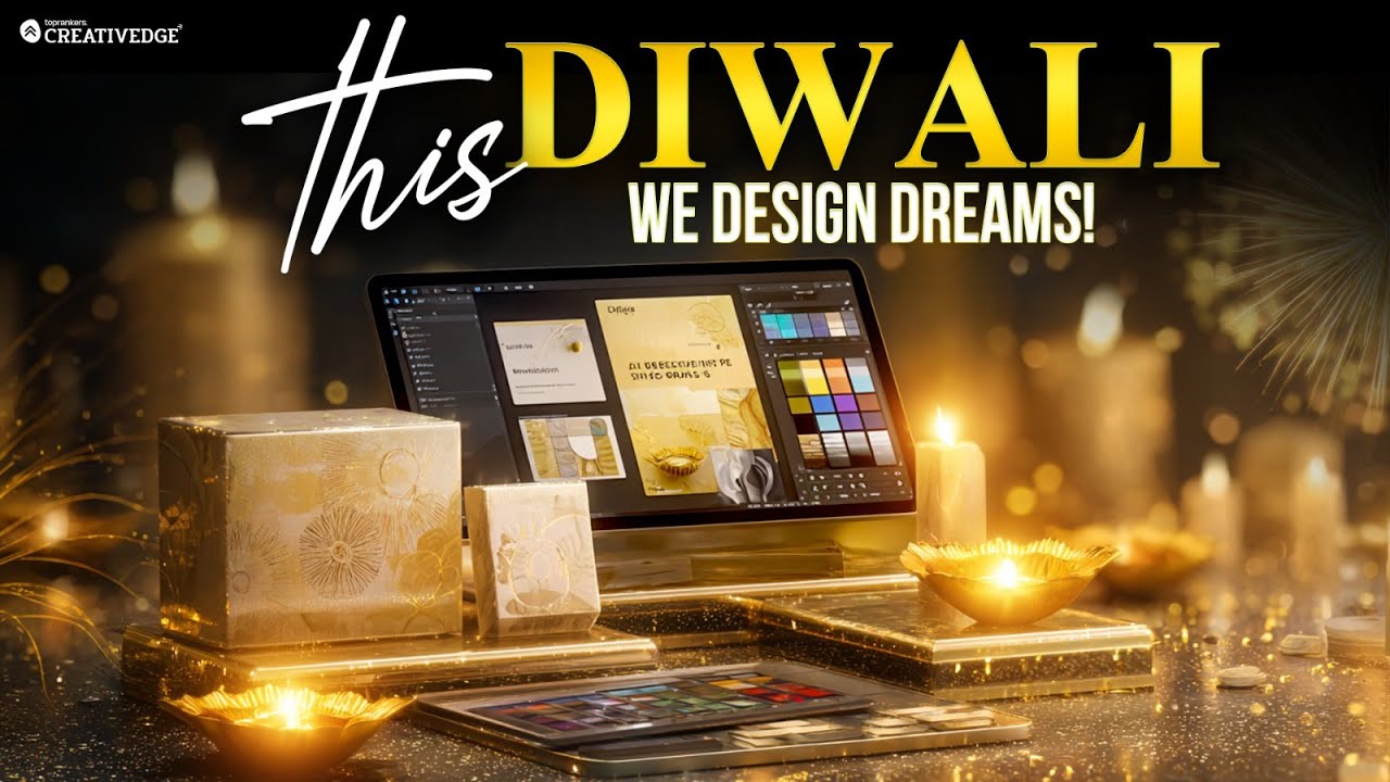 Creative Edge Wishes Happy Diwali 2025 to All Architecture & Design Aspirants 🪔✨