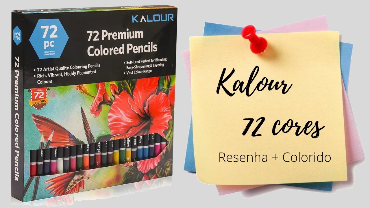 Resenha: KALOUR 72 cores + Colorido