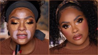 EASY GOLD GLITTER HOLIDAY MAKEUP TUTORIAL