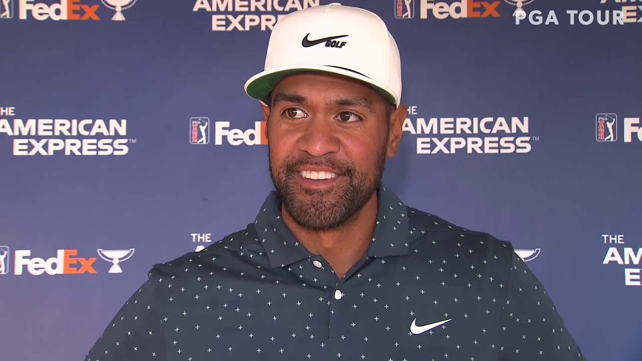 Tony Finau Sunday Flash Interview 2021 The American Express - Round 4