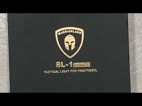 WarriorLand SL-1 Light & Holster Combo For The Sig Sauer P365 Unboxing And First Impressions
