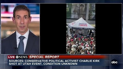Charlie Kirk shooting: Witness says man yelled: "I
