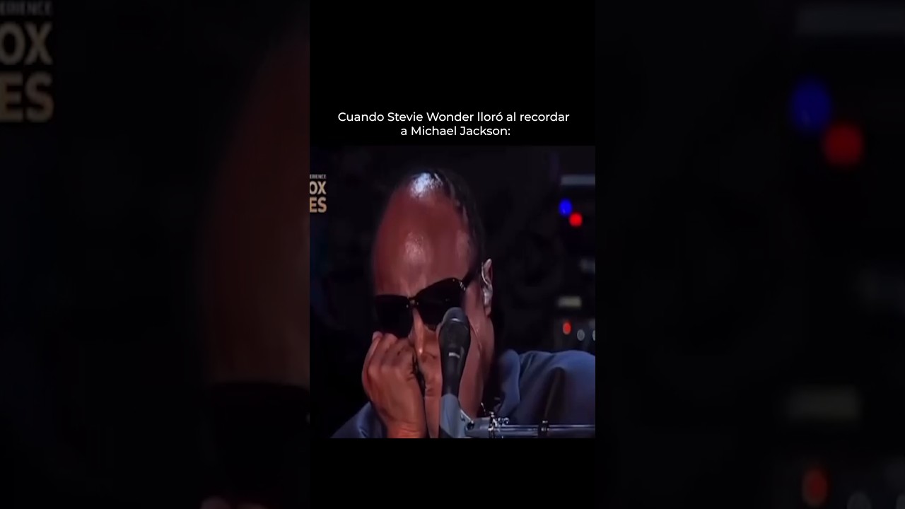 Cuando Stevie Wonder Lloró A MJ #shorts #memes #musician #michaeljackson #singer #piano #pianist
