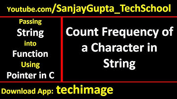 Count frequency of a character in string by passing string into function using pointer in c