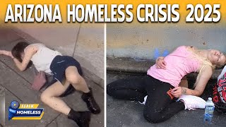 Arizona Homeless Crisis 2025: Freezing Desert Nights Turn Survival into HELL | Homeless in America