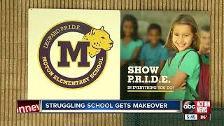 Moton Elementary gets a new look thanks to the help of a local company