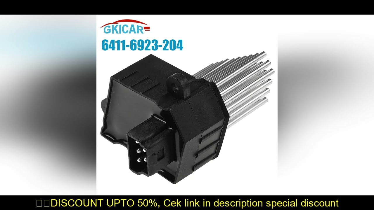 Fan Heater Blower Motor Resistor 64116923204 64118380580 64118929486 JGO000021 For BMW E46 E39 E83 E