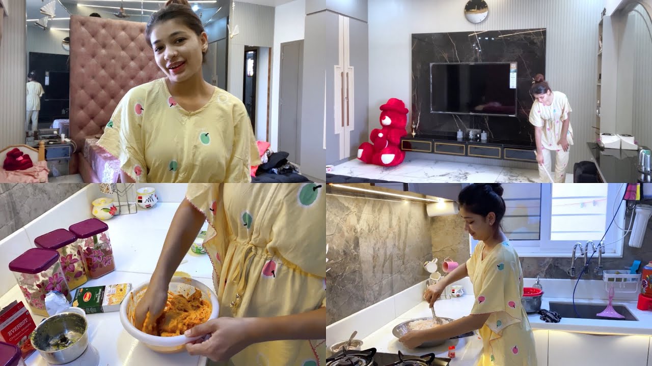 Mere Sasural Ke Ghare Ka Mere routine||Mene Banayee Biriyani||😍