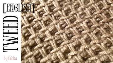 ⁣[English] How to knit a sophisticated Tweed Stitch in the Chanel style. #knitting  #stitch