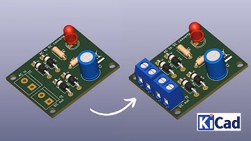 How to update 3D model in KiCad 8.0 | How to KiCad | Ampnics