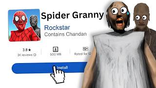 I Found WEIRD Spider Granny Games On Play Store 😱! screenshot 1