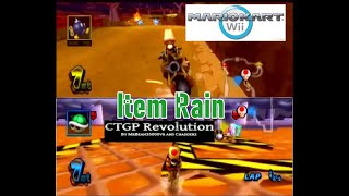 Mario Kart Wii-Item Rain All Courses2 Players, Hard, Ctgp